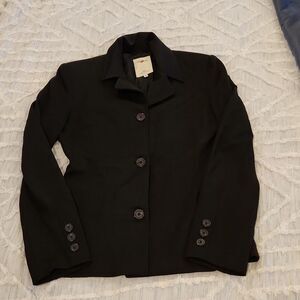 Black Vertigo Paris 3 button jacket size 2! Such a stunner!